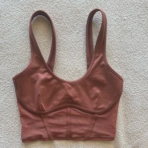 Airbrush Mesh Corset Bra